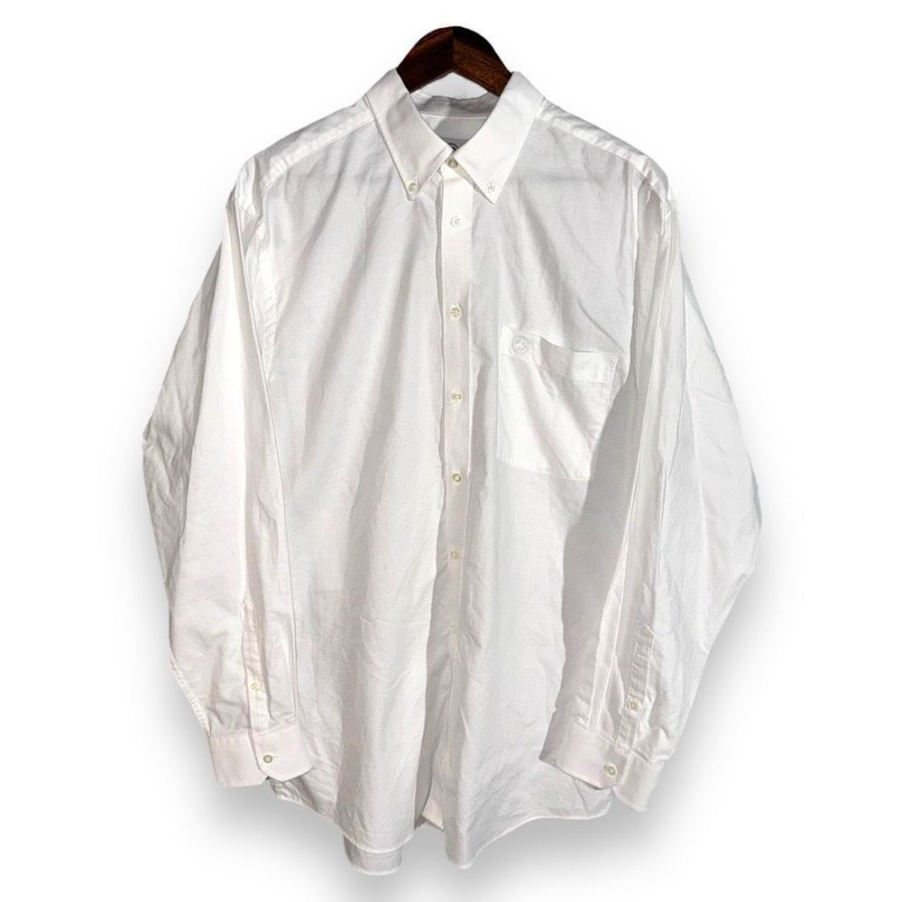Southern Proper White Iconic Oxford Button Down Shirt Size L